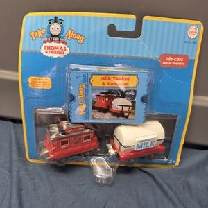 2006 Thomas & Friends Take Along - MILK TANKER & CABOOSE